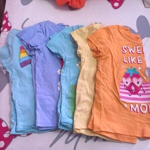 8 Worn childrens place graphic tees